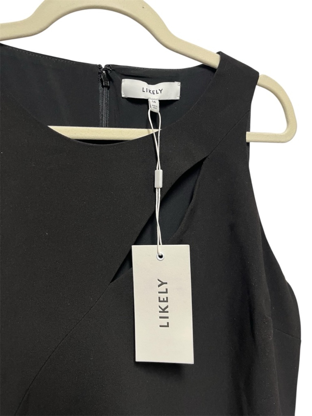 NWT  Likely  Dress the Liza in black  size 14 - Picture 4 of 5